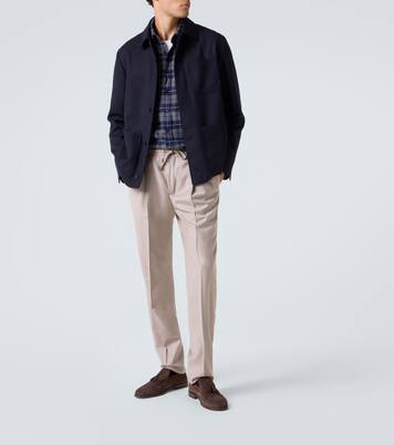 Virgin wool field jacket | Slowear