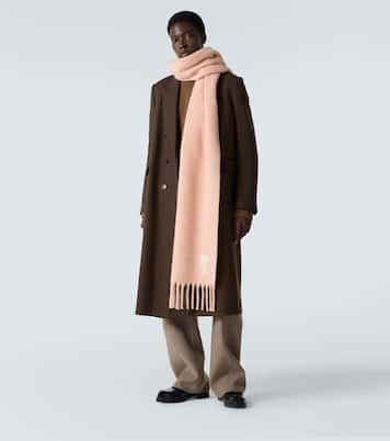 Ami de Cœur alpaca and wool-blend scarf | Ami Paris