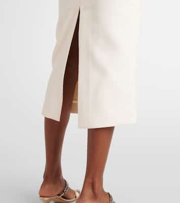 Robe de cocktail en crêpe à ornements | Rebecca Vallance