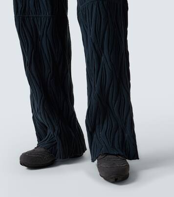 Raday knitted cotton wide-leg pants | Kiko Kostadinov