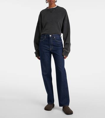 London high-rise straight jeans | Slvrlake