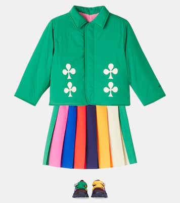 Wendbare Jacke Clover mit Teddyfleece | Bobo Choses