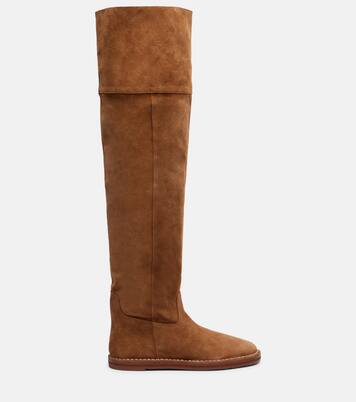 Suede over-the-knee boots | Farm Rio