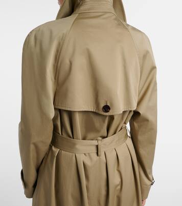 Cocoon cotton twill trench coat | Balenciaga