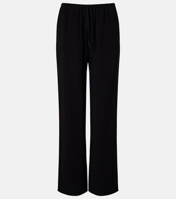 Pantalon droit Aurelia à taille haute | Asceno