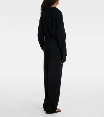 Pantalon droit Aurelia à taille haute | Asceno