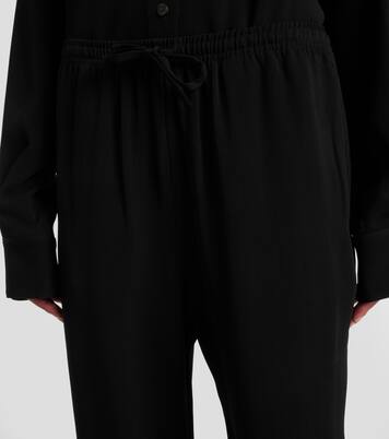 Pantalon droit Aurelia à taille haute | Asceno