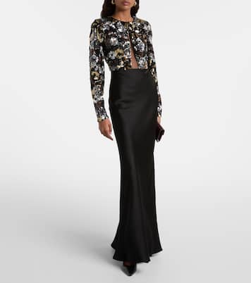 Lastra sequined tulle maxi dress | Max Mara