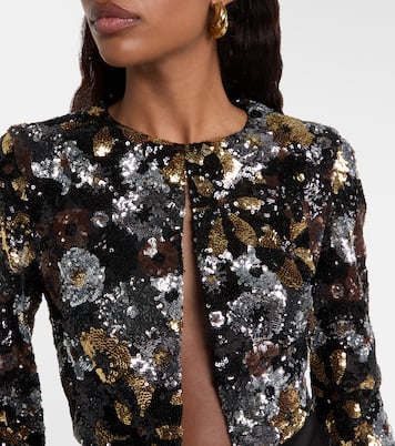 Lastra sequined tulle maxi dress | Max Mara