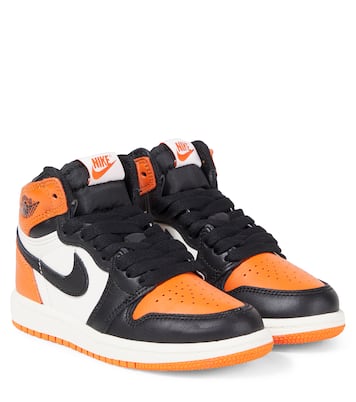Air Jordan 1 Retro High OG leather sneakers | Nike Kids