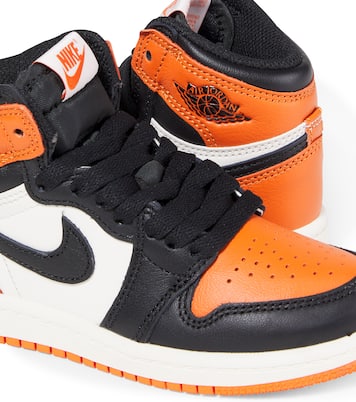 Air Jordan 1 Retro High OG leather sneakers | Nike Kids