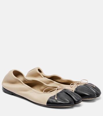Tabi leather ballet flats | Christen