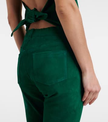 Schlaghose Dean 22 aus Veloursleder | Stouls