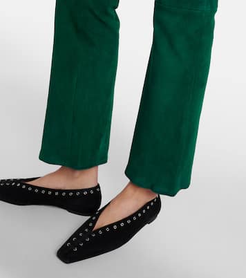 Schlaghose Dean 22 aus Veloursleder | Stouls