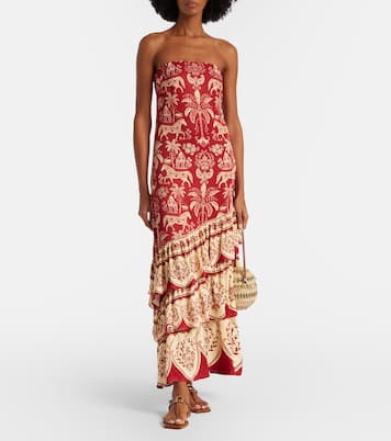 Haras printed tiered maxi dress | Farm Rio