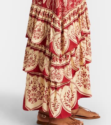 Haras printed tiered maxi dress | Farm Rio