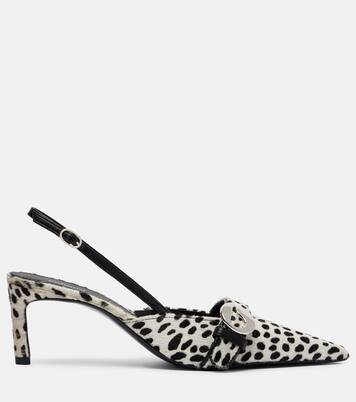 Slingback-Pumps Belt 65 aus Kalbshaar | Coperni