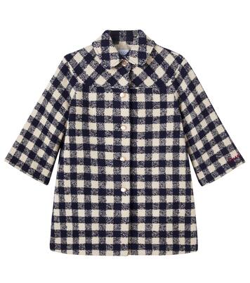 x Euan Roberts checked tweed coat | Gucci Kids