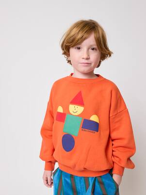 Printed cotton sweatshirt | Bobo Choses