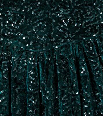 Vestido Viola de terciopelo con lentejuelas | Konges Sløjd