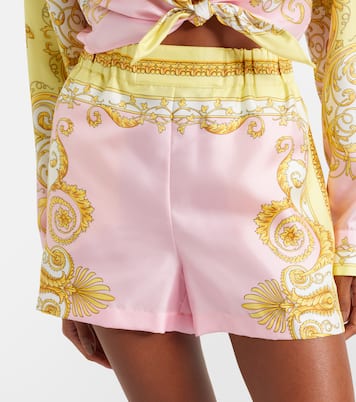 Short Underwater Barocco en soie | Versace