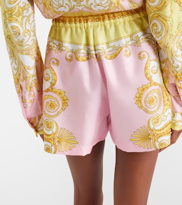 Short Underwater Barocco en soie | Versace