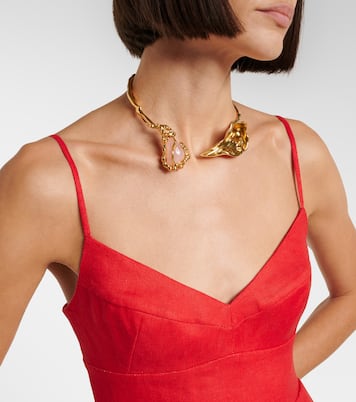 Robe Patience en lin à fleurs | Zimmermann