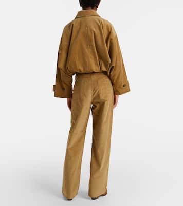 Cotton corduroy wide-leg pants | Róhe