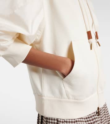 Felpa con cappuccio in jersey di cotone | Moncler