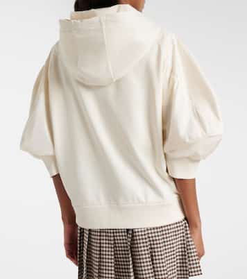 Felpa con cappuccio in jersey di cotone | Moncler