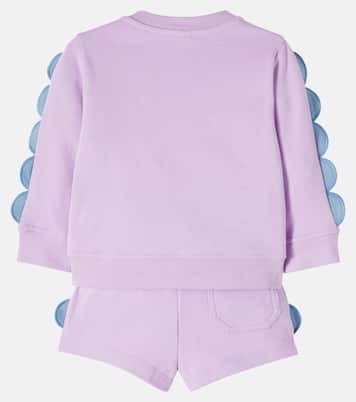 Baby - Top e shorts in cotone con stampa | Stella McCartney Kids