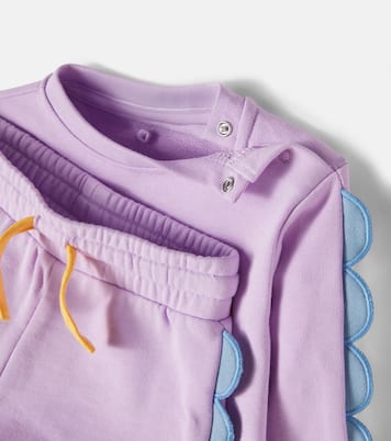 Baby - Top e shorts in cotone con stampa | Stella McCartney Kids