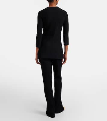 Bello ribbed-knit flared pants | Max Mara