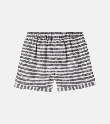 Kaatio striped cotton-blend shorts | Donsje