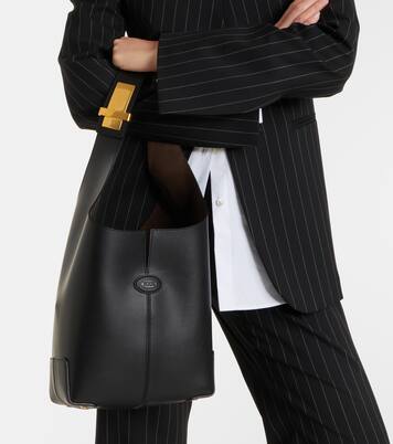 Di Bag Folio leather shoulder bag | Tod's