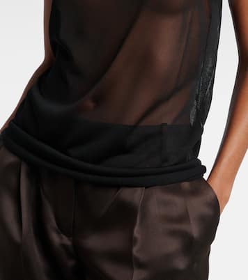 Transparentes Top aus Strick | Tom Ford