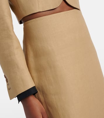 Veranda linen pencil skirt | Max Mara