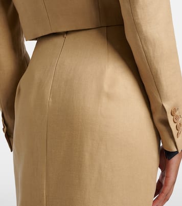 Veranda linen pencil skirt | Max Mara