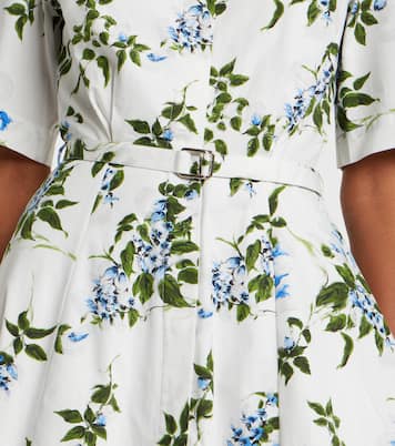 Rubie floral cotton poplin shirt dress | Emilia Wickstead