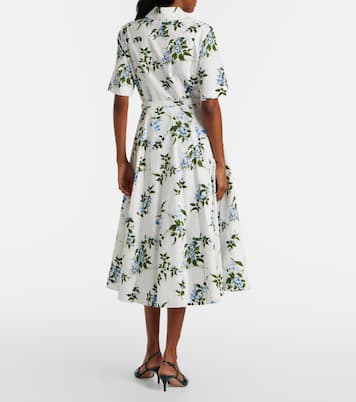 Rubie floral cotton poplin shirt dress | Emilia Wickstead