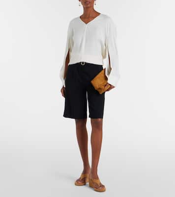 Charys suede wedge thong sandals | Ancient Greek Sandals