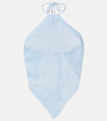 Liz sequined halterneck top | Bananhot