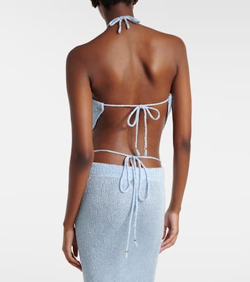 Liz sequined halterneck top | Bananhot