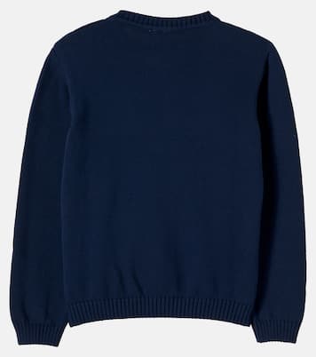Intarsia cotton sweater | Pepa London