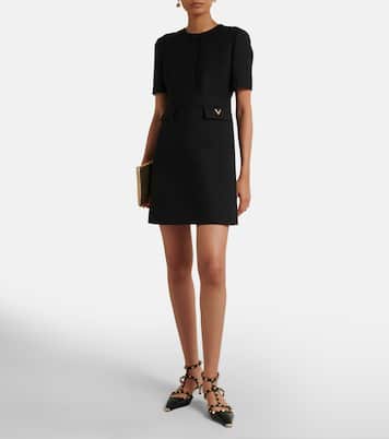 Crepe Couture VGold minidress | Valentino