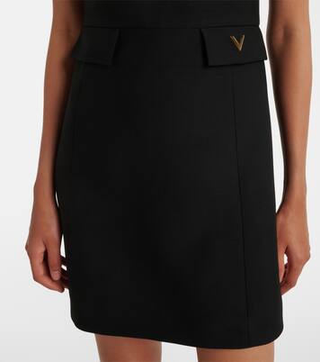Crepe Couture VGold minidress | Valentino