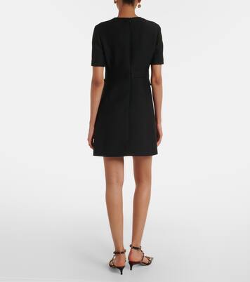 Crepe Couture VGold minidress | Valentino