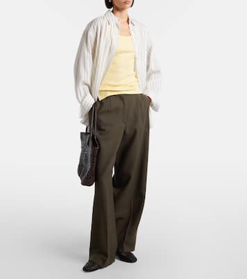 Soft woven leather slip-on shoes | Le Monde Béryl