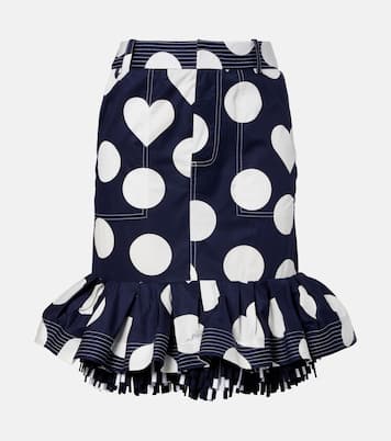 Cabana printed cotton poplin midi skirt | Jacquemus