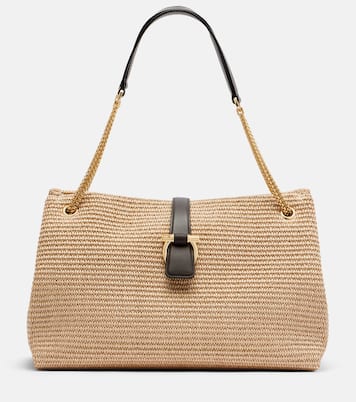 Schultertasche Medium aus Raffiabast | Ferragamo